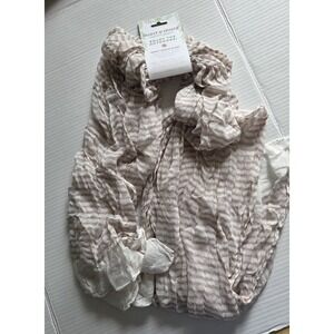 NEW Hadley Wren Lightweight Insect Shield Scarf Brown Striped